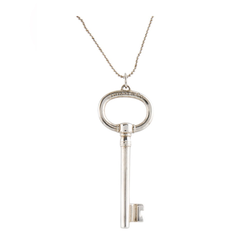 Tiffany & Co. Silver Key Necklace